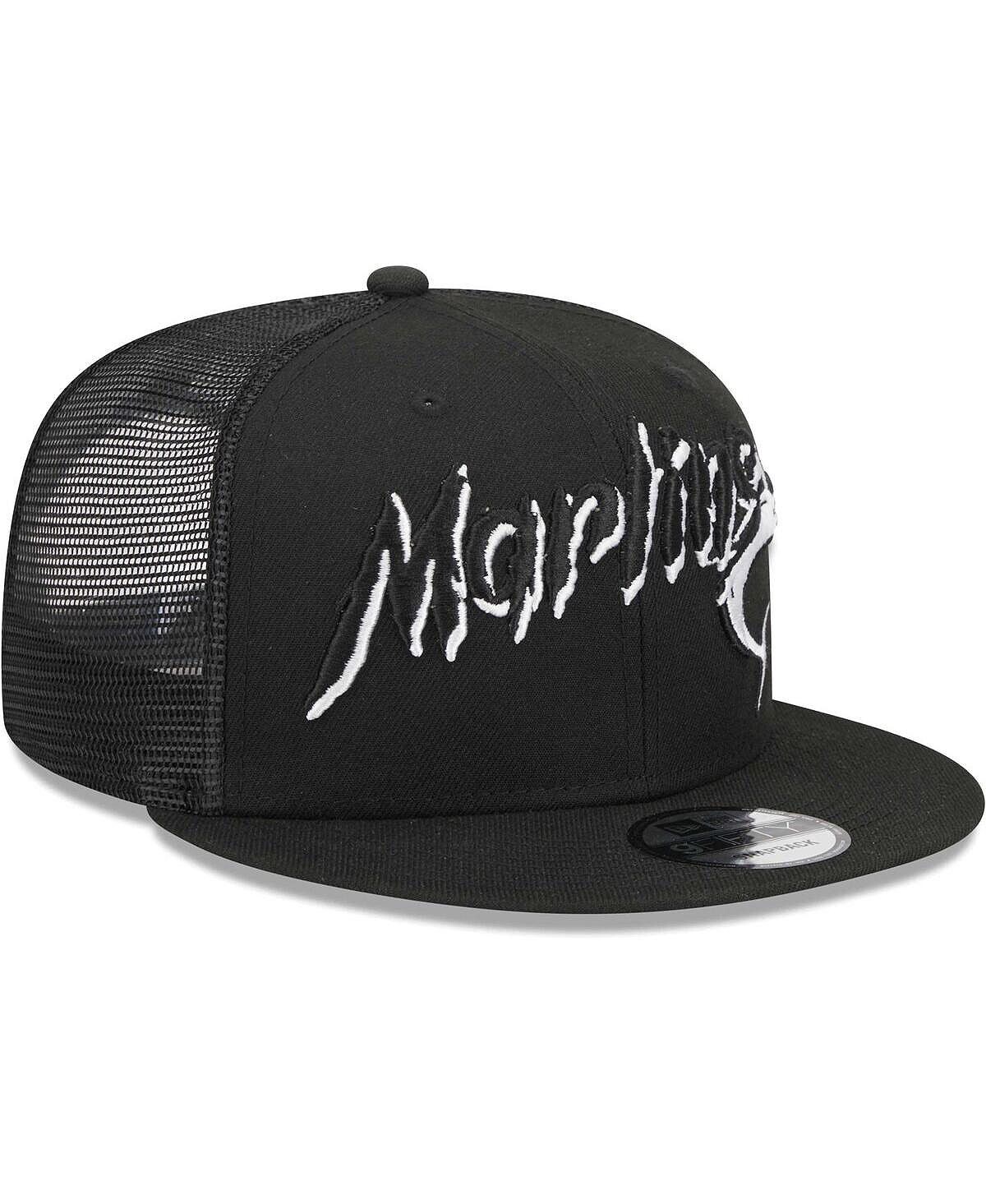 

Мужская черная кепка Miami Marlins Street Trucker 9FIFTY Snapback New Era