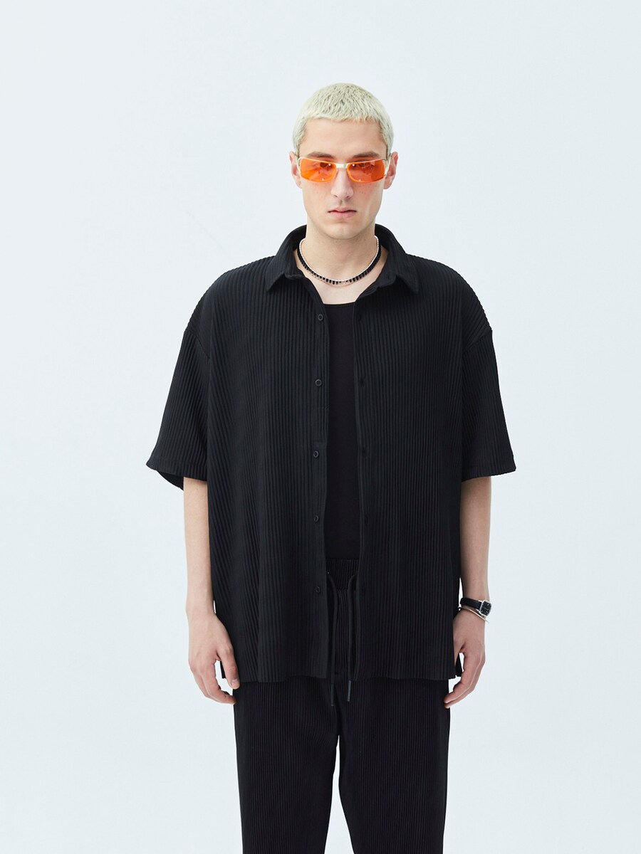 

Рубашка на пуговицах Comfort fit VAMOS CLO, черный