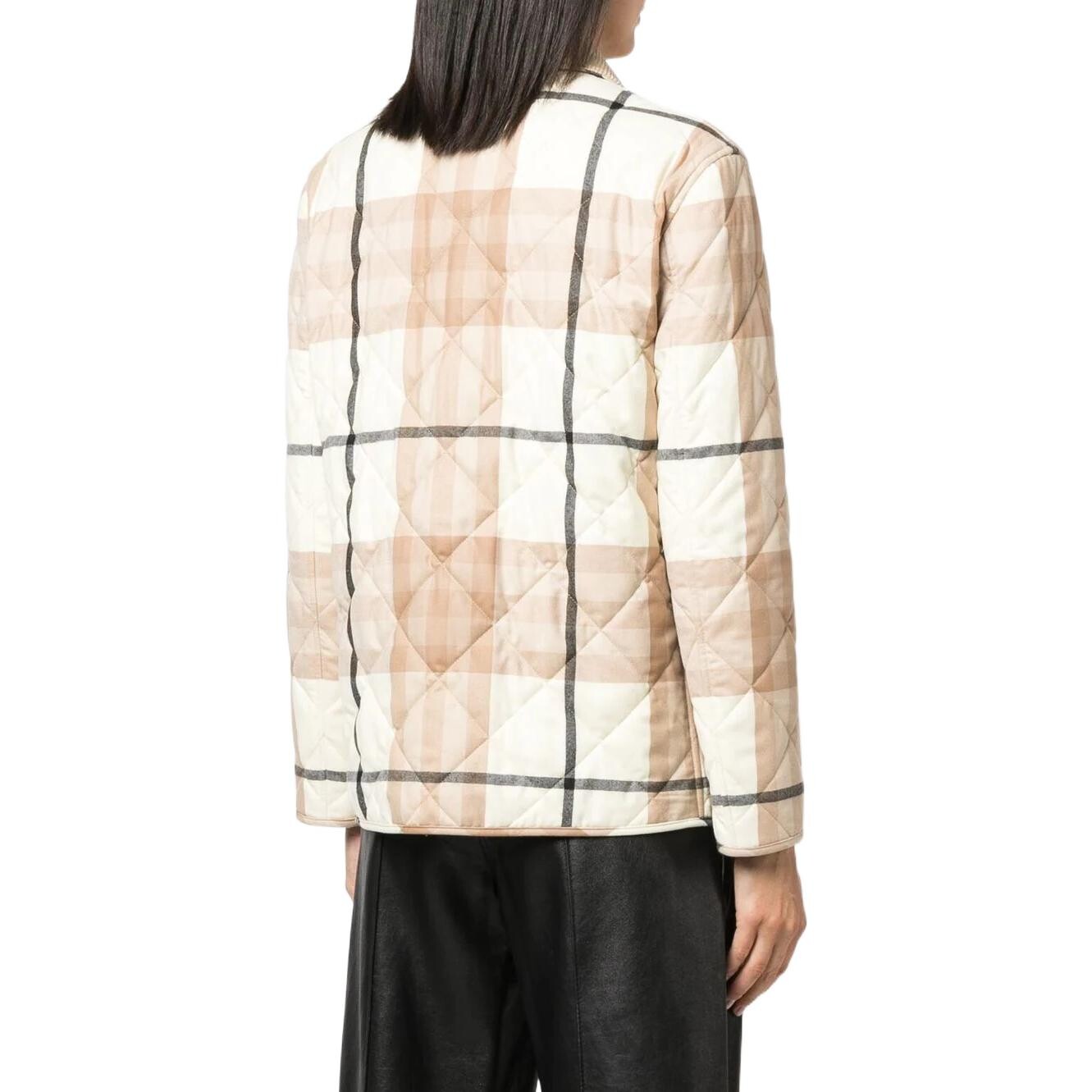 Куртка Burberry женская стеганая, Khaki — фото 2
