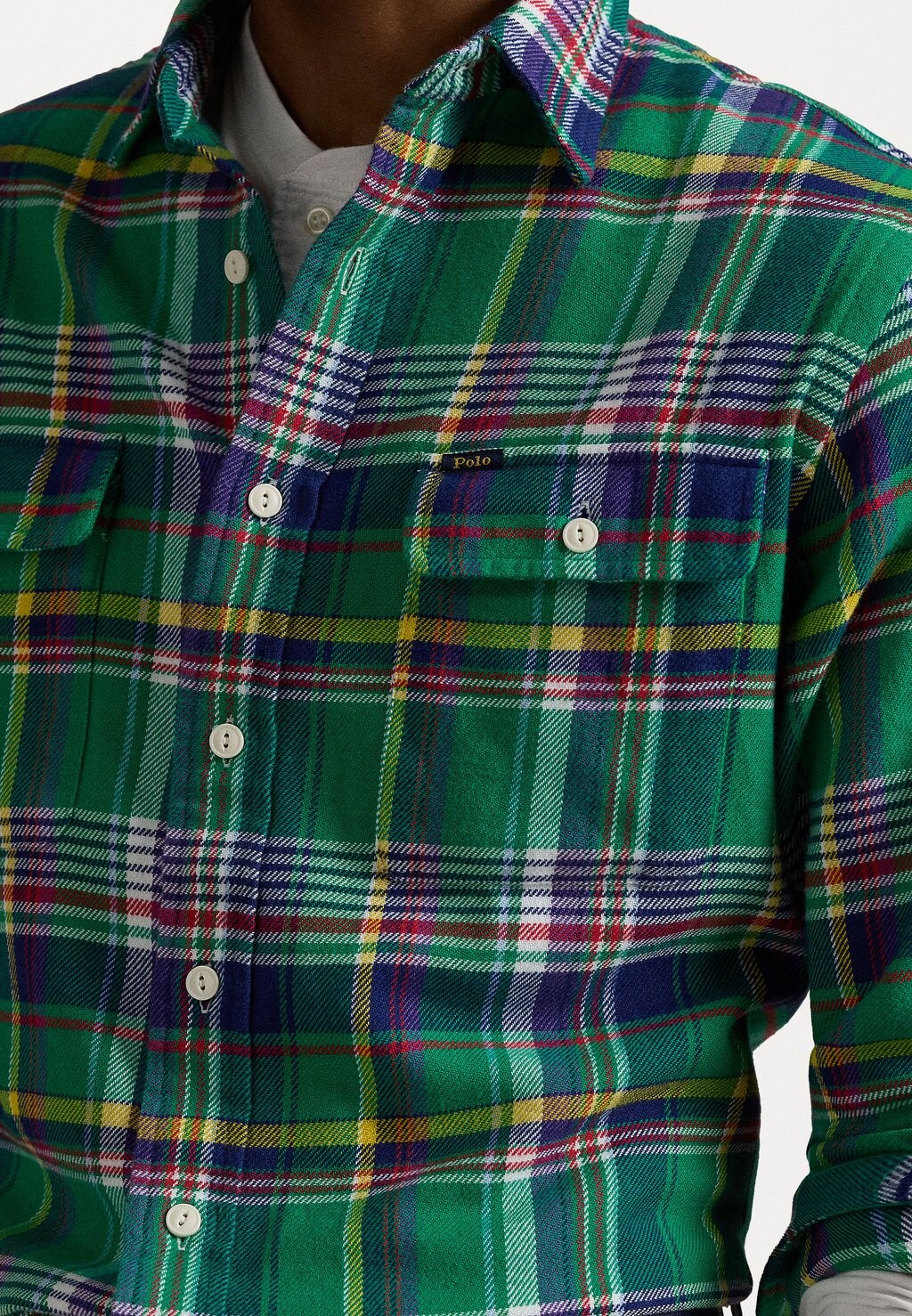 

Рубашка CLASSIC FIT PLAID FLANNEL WORKSHIRT Polo Ralph Lauren, мультиколор