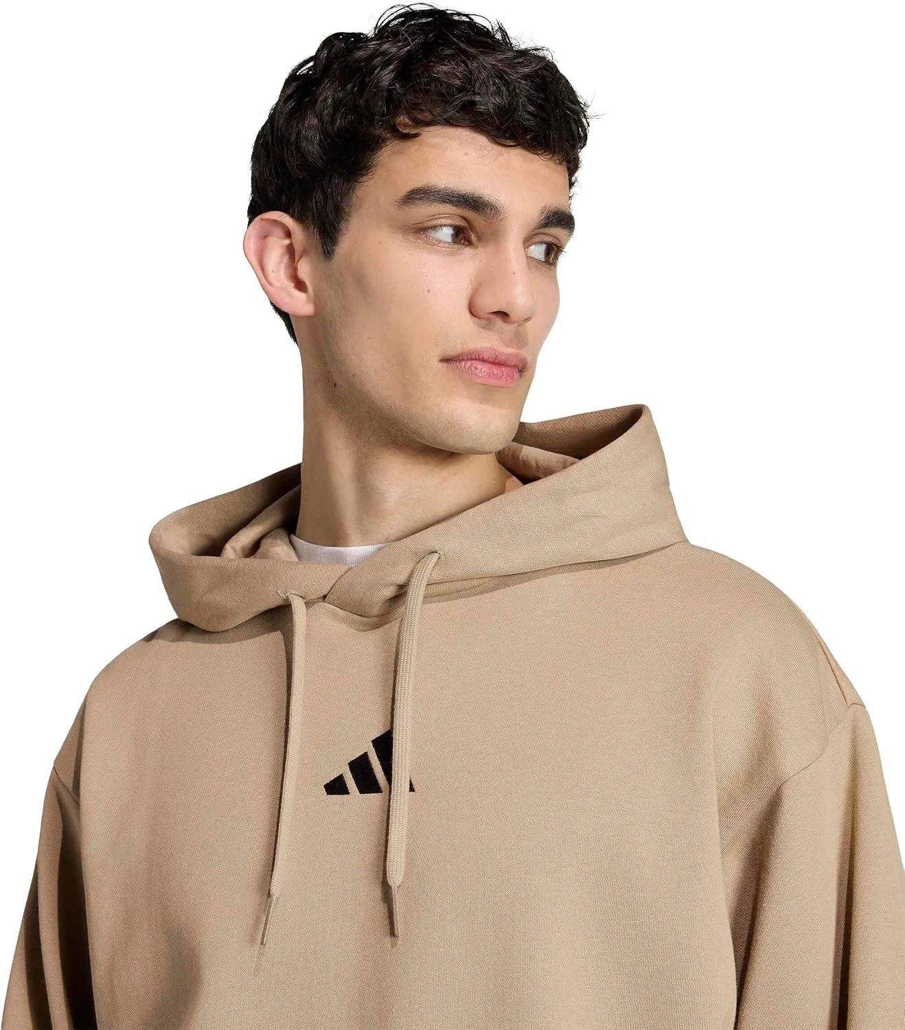 Толстовка на молнии adidas Feelcozy, Wonder Cargo/Black — фото 4
