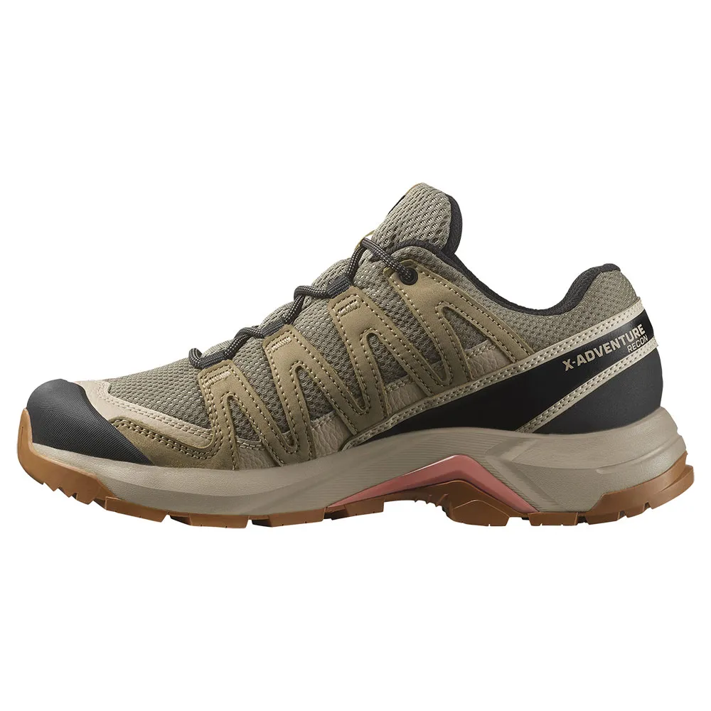 Походные ботинки женские Salomon X-Adventure Recon с технологией Goretex, зеленый — фото 3