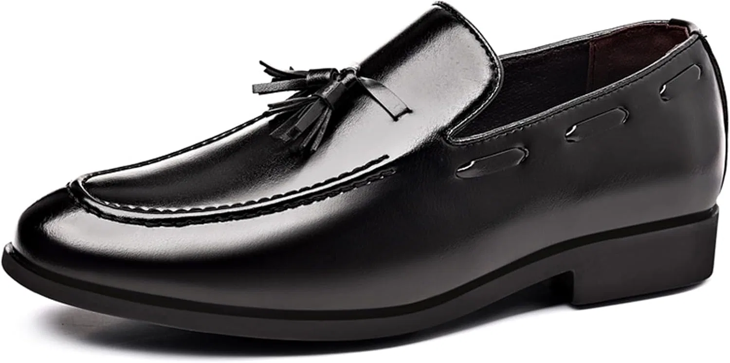 Лоферы классические туфли-лоферы Tassel Dress Shoes, Black NIGXWNS