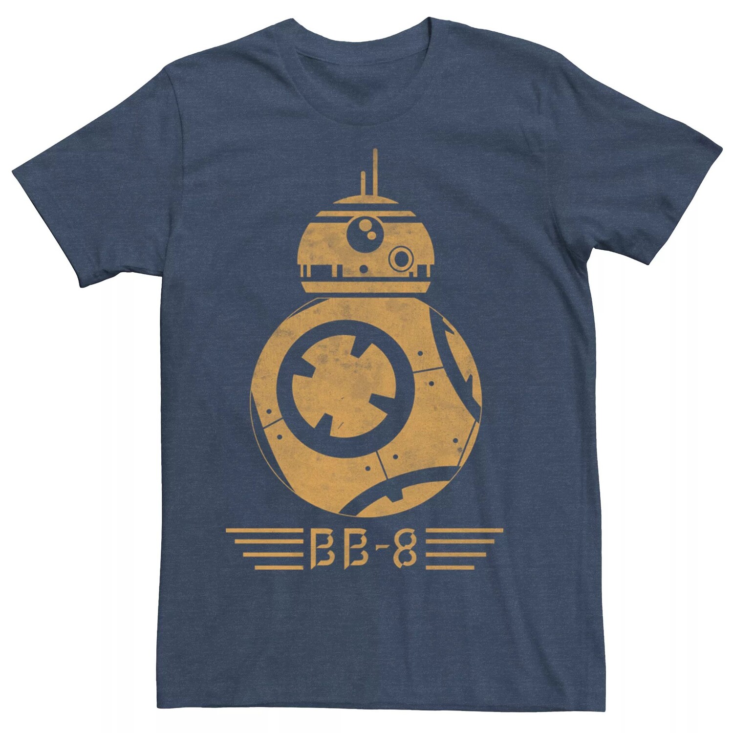 

Мужская ретро-футболка Star Wars BB-8 Droid Licensed Character