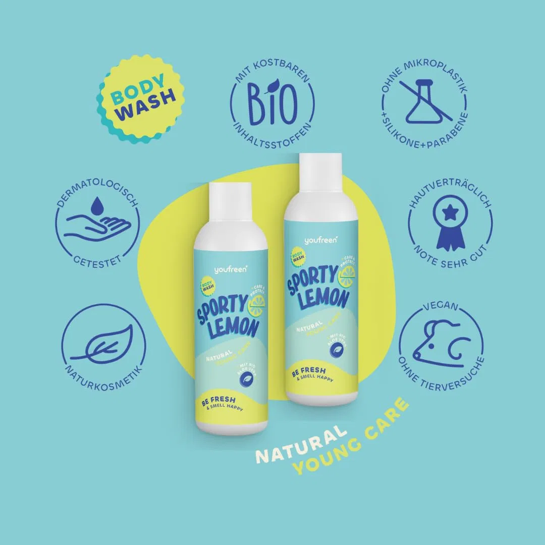 Детский гель для душа «Sporty Lemon» от youfreen Youfreen — фото 3