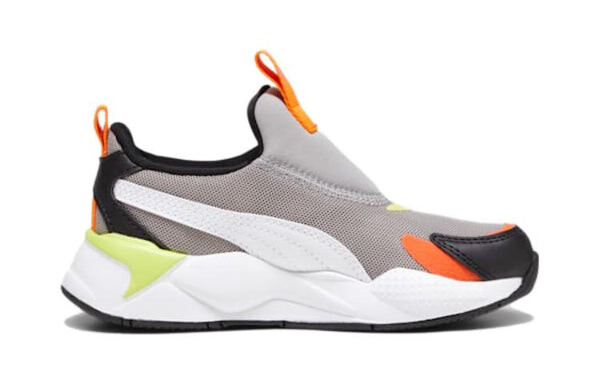 Кроссовки rs-x3 slip-on 'concrete grey rickie orange' Puma, серый — фото 2