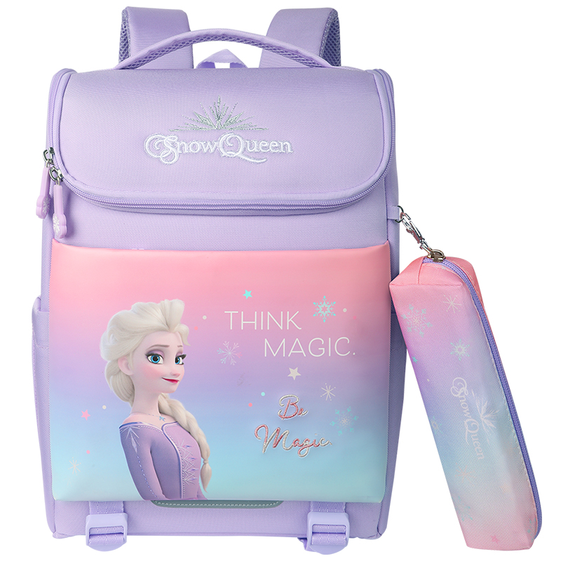 

Disney Детский рюкзак из полиэстера серии Frozen разноцветный, Ice and Snow Gradient Purple [Includes Matching Pen Pouches]