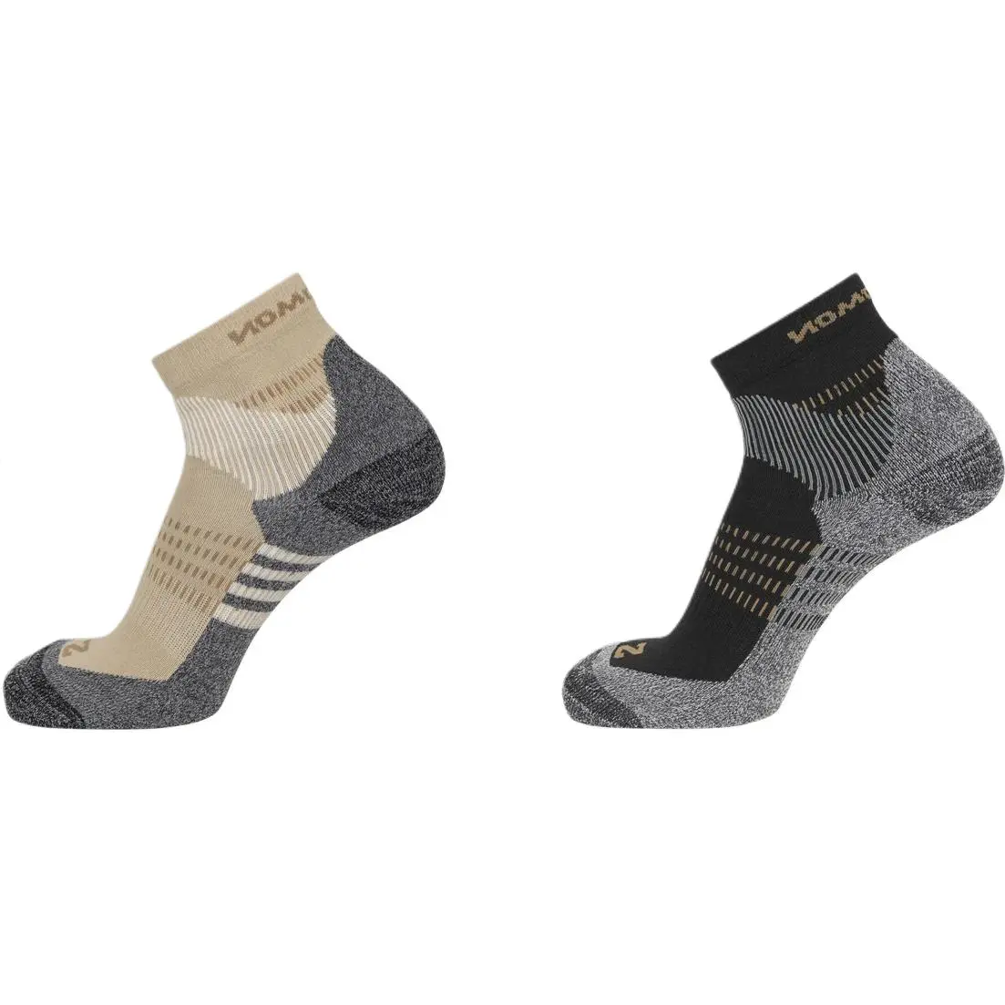 

X Ultra Access Quarter беговые носки до щиколотки Unisex комплект из 2 пар SALOMON, черный