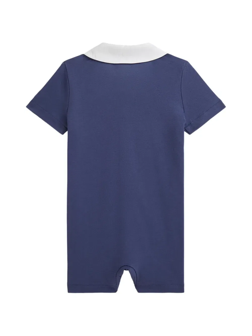 Комбинезон с вышивкой на воротнике Polo Ralph Lauren Kids, синий — фото 2