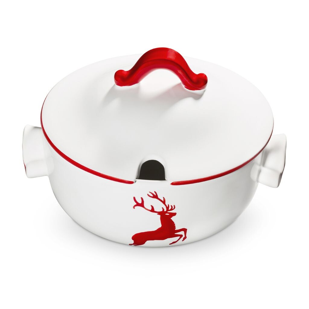 

Керамическая суповая кастрюля Gmundner Ruby Red Deer 2л Sonstige Verlage