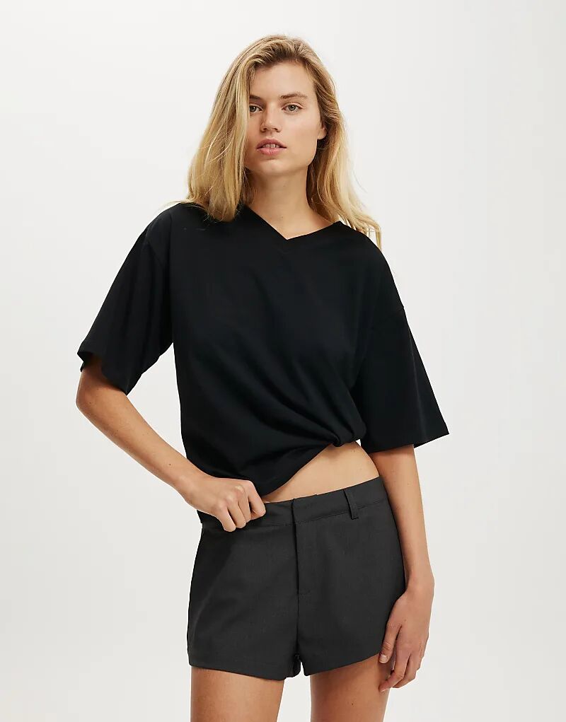

Мини-шорты Cotton On Izzy в антрацитовом цвете Cotton:On