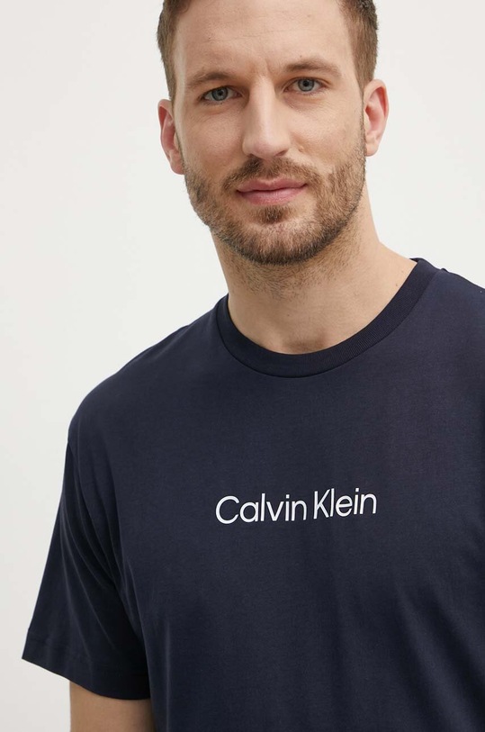 

Хлопковая футболка Calvin Klein, темно-синий