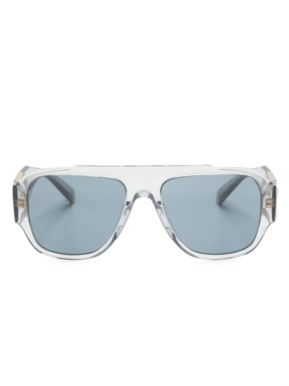 

Солнцезащитные очки Macy's в квадратной оправе Versace Eyewear, серый