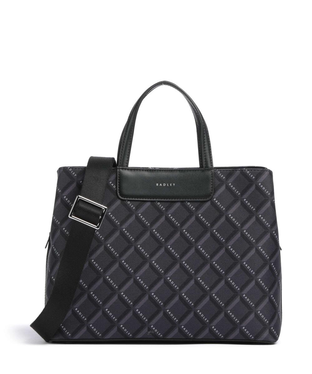 

Текстильная сумка Southwell Gardens с цветочным принтом Radley London, черный