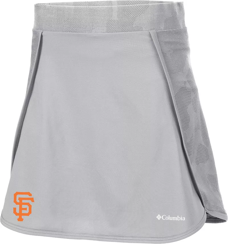 

Женская юбка Columbia San Francisco Giants Omni-Wick Up Next, серый