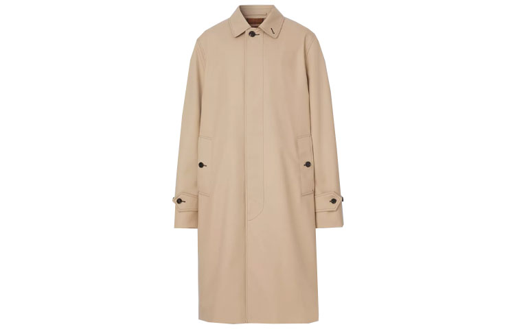 

Burberry Мужское пальто мягкого жёлто-коричневого цвета, Soft Tawny