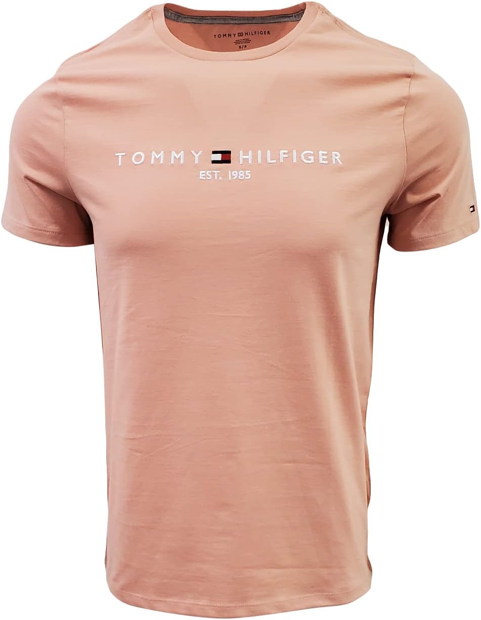 

Мужская футболка Tommy Hilfiger Regular Fit с вышитым логотипом Tommy, коллекция 2024, размер L, белая, Pink Plush (1985)