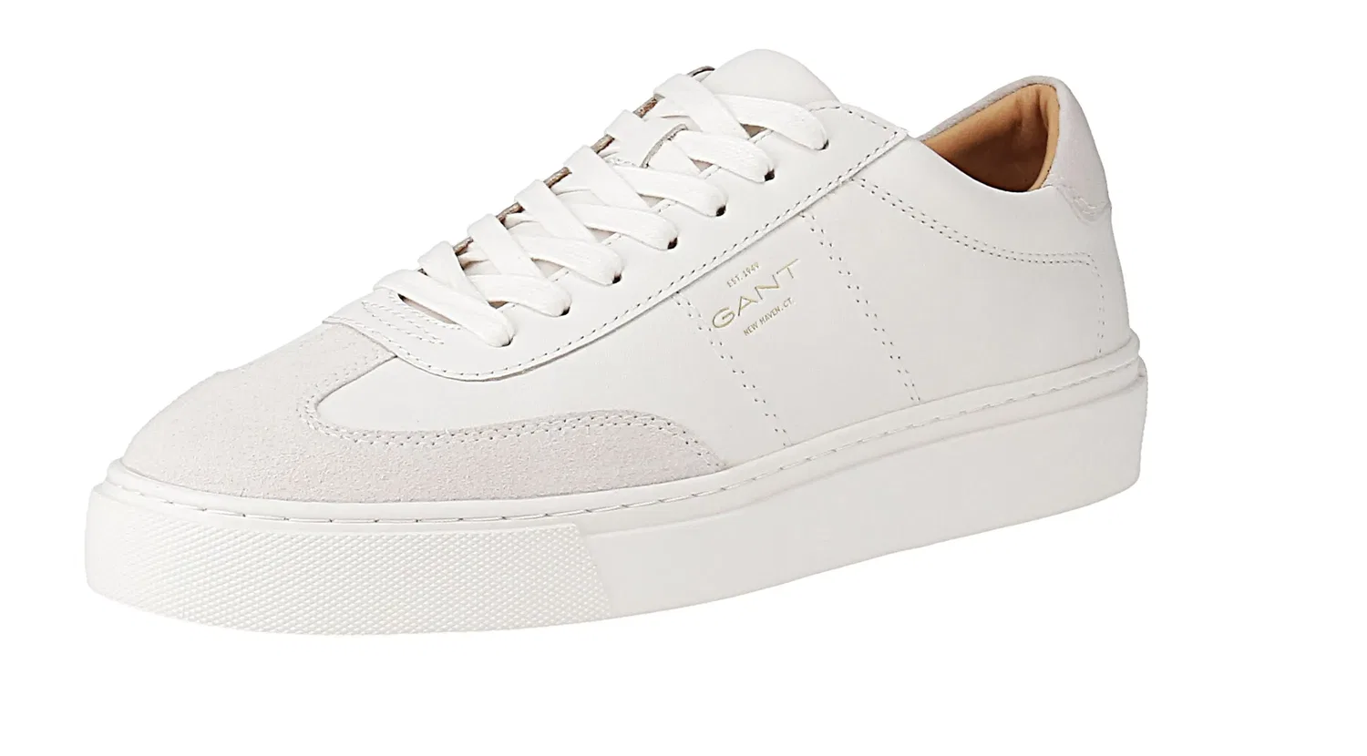 Кроссовки низкие из кожи Gant, белый