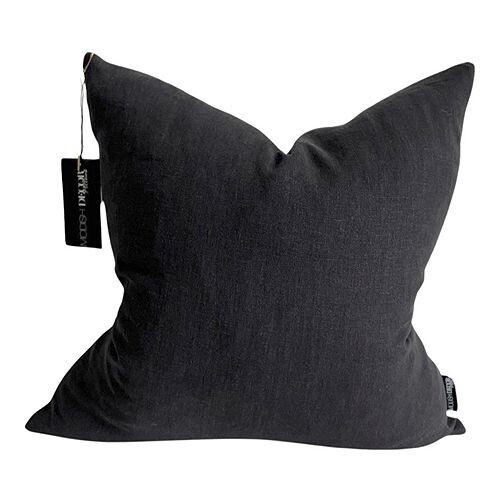 

Льняная наволочка, 18 x 18 дюймов Modish Decor Pillows, цвет Black