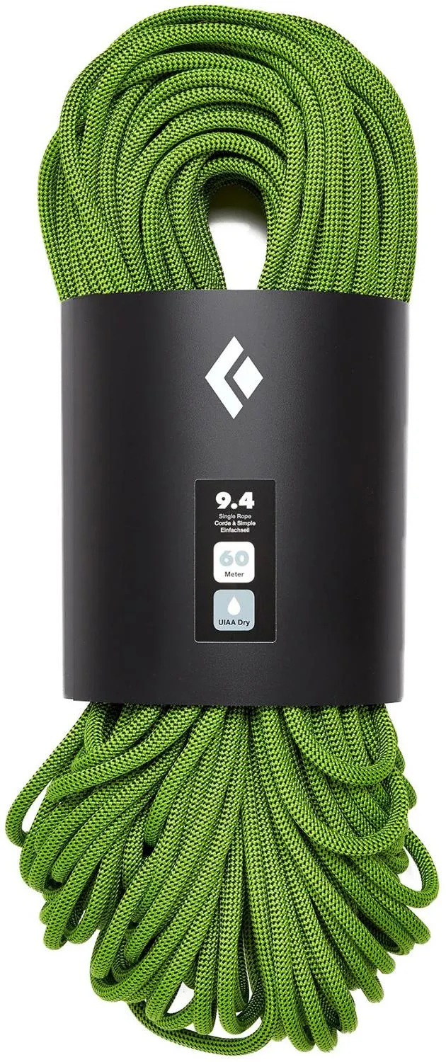 

Веревка 9.4 мм Dry Black Diamond, Envy Green