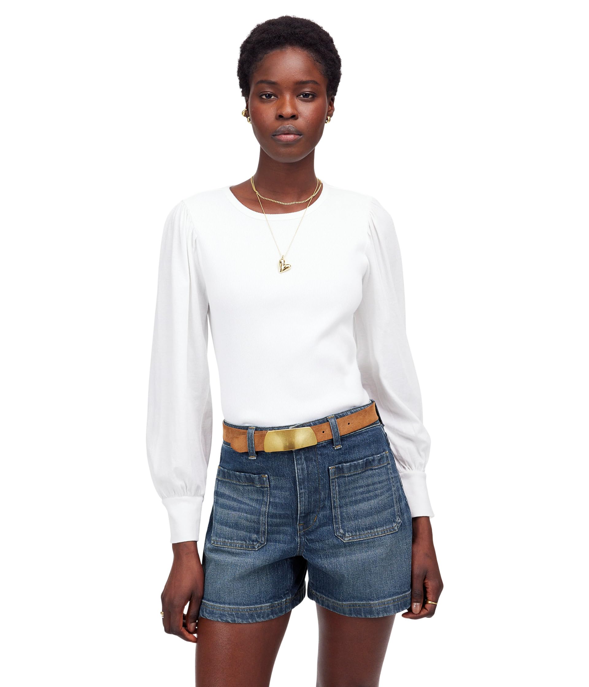 

Шорты Madewell Emmett Shorts - Light Washwash, цвет Meriwether Wash