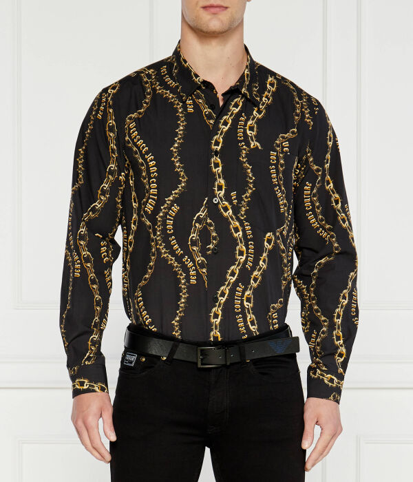 

Рубашка Regular fit Versace Jeans Couture, черный