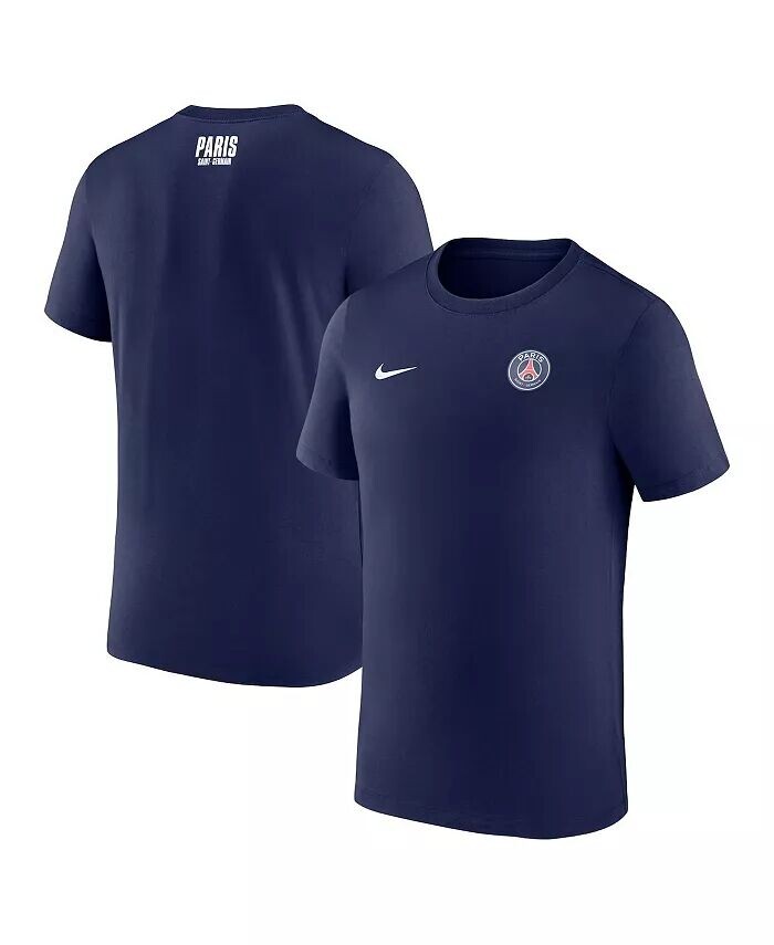

Мужская темно-синяя футболка Paris Saint-Germain Club Essential Nike, синий