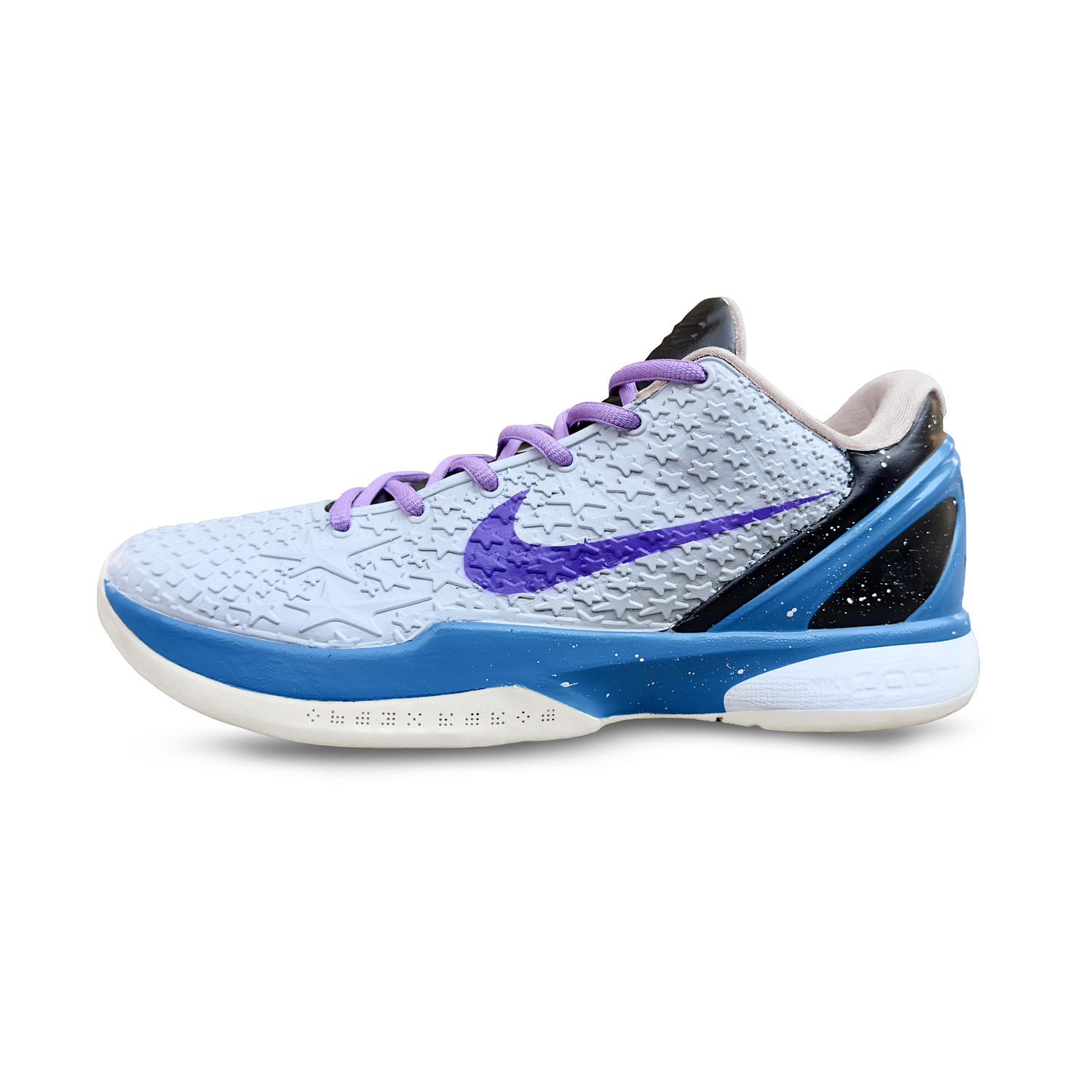 

Nike Кроссовки Zoom Kobe 6 All Star 20 All Star с амортизацией, износостойкие, низкие, мужские, сине-серый