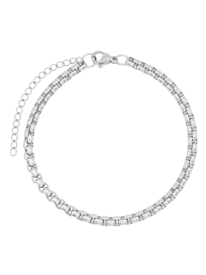 

Steel_Art Мужской браслет Vetus, серебристого цвета, полированный серебристый