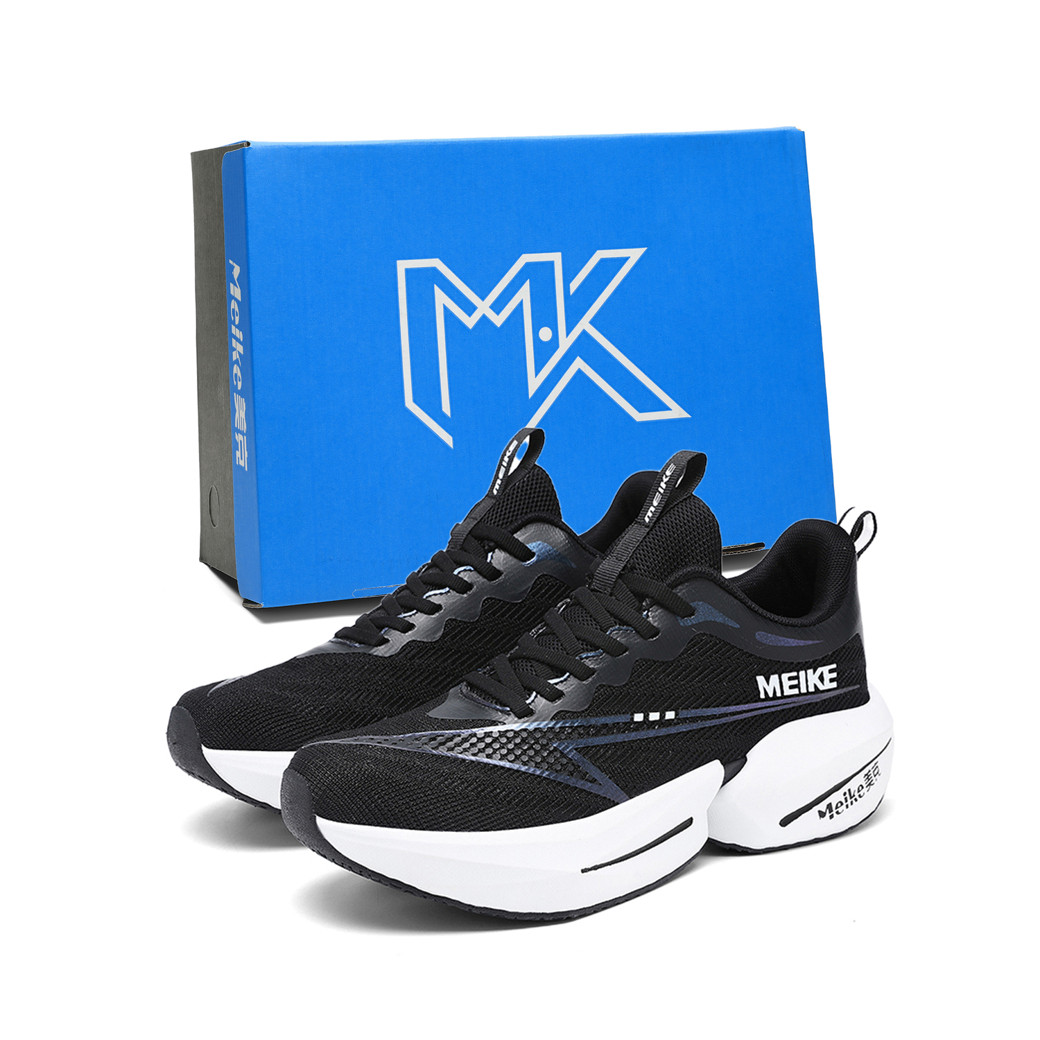 

Амортизирующие кроссовки Low Top с противоскользящими и износостойкими свойствами Unisex MEIKE, белый