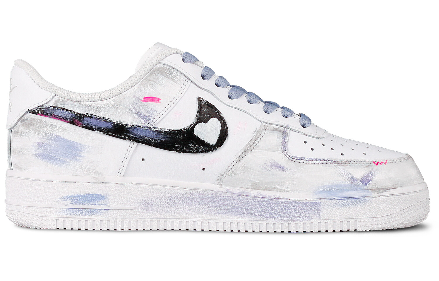 

Кроссовки Nike Air Force 1 Skateboarding Shoes Men Low-top Purple, фиолетовый