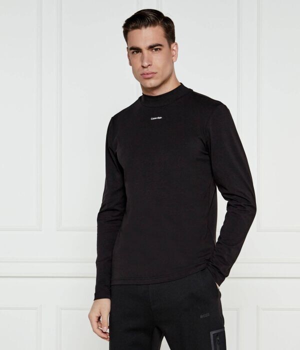 

Лонгслив Slim Fit Calvin Klein, черный