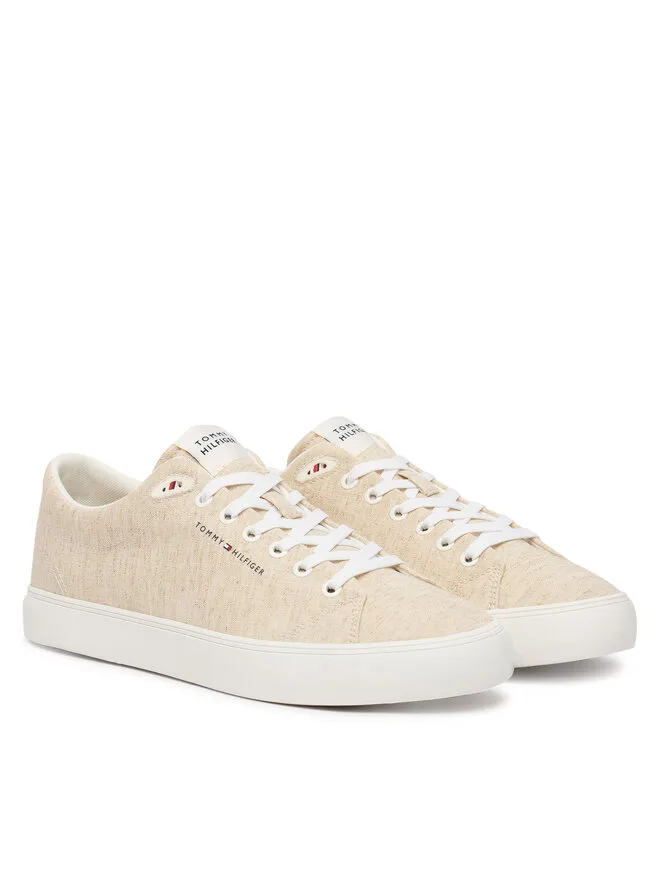 Tommy Hilfiger Кроссовки Th Hi Vulc Core Low Chambray FM0FM05818 бежевые — фото 2