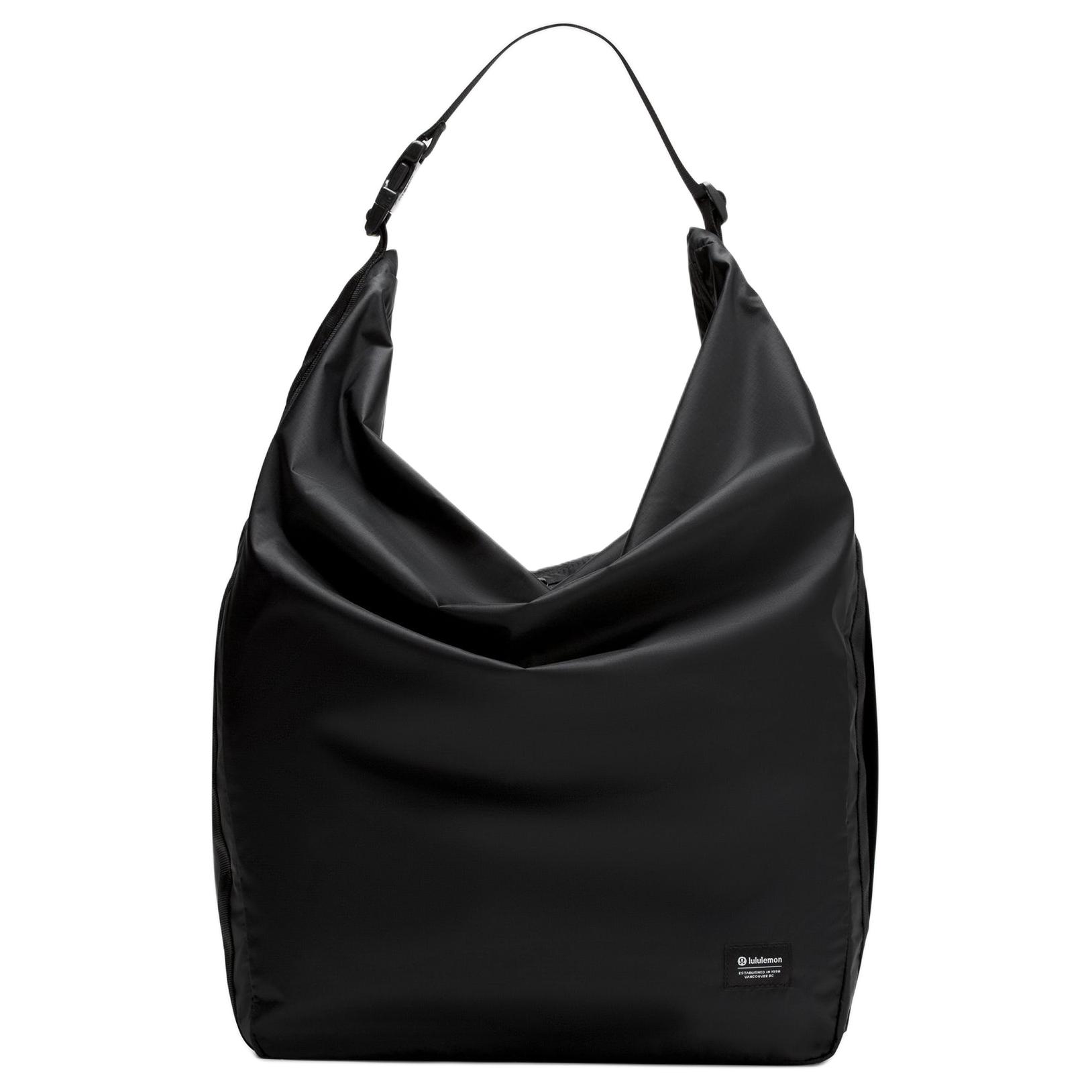 

Lululemon Складная полиэстеровая сумка унисекс черная, Black