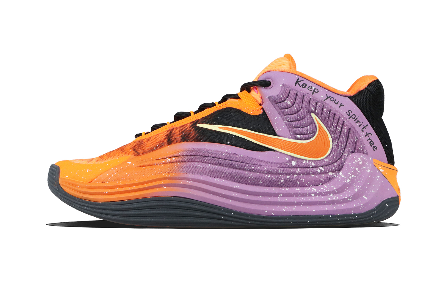 

Nike Кроссовки баскетбольные Giannis Freak 7 Flame Purple Unisex, устойчивые к истиранию