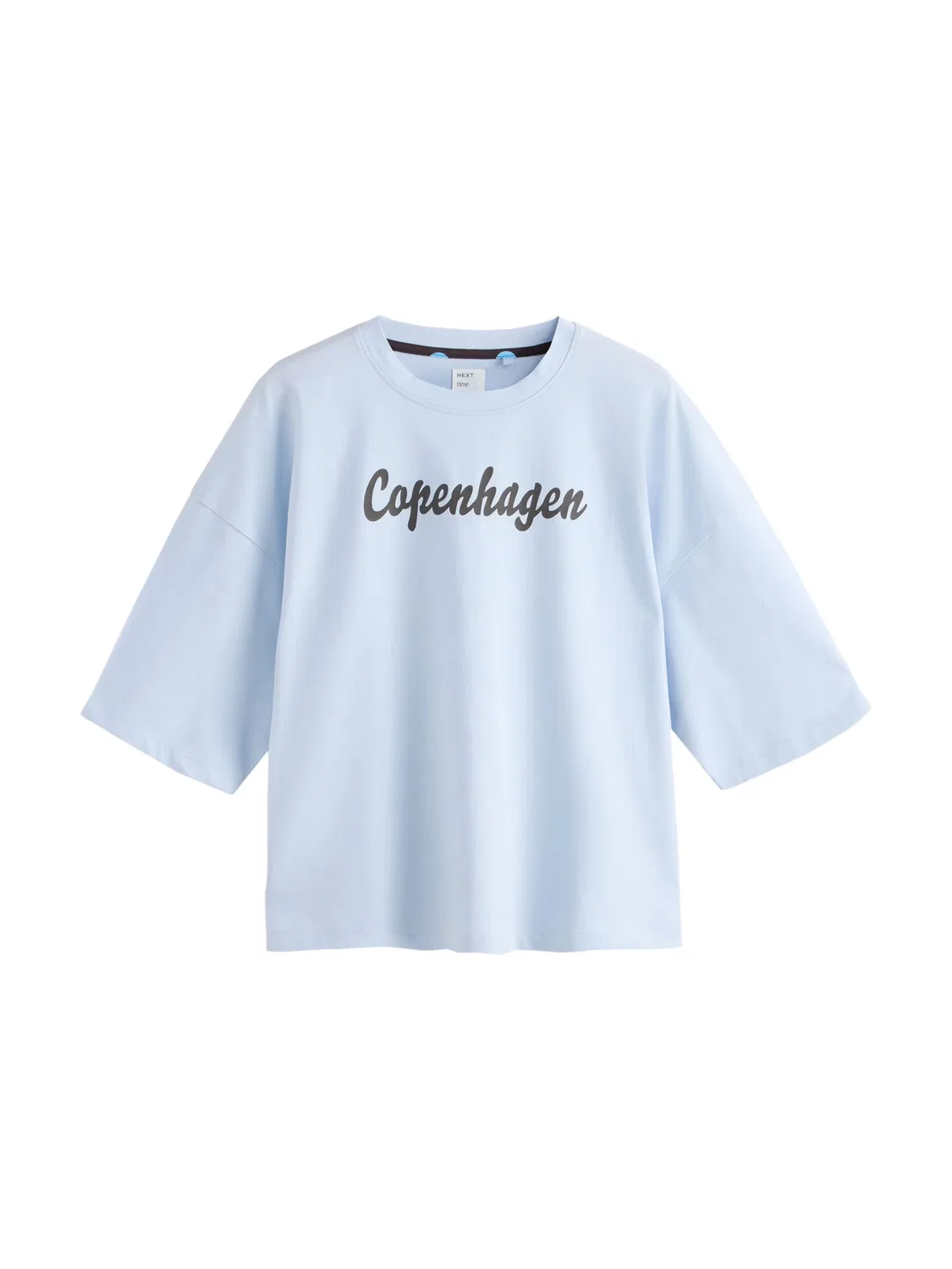 Пижама Next, Light Blue/Dark Brown — фото 3