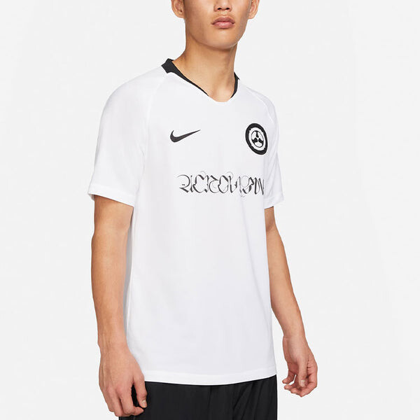 Футболка Nike x ACRONYM Crossover Fan Edition Printing Logo V neck Short Sleeve US Edition White, белый — фото 3