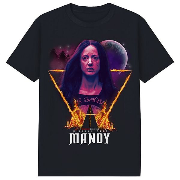

Футболка с принтом Mandy Burning Triangle Licensed Character