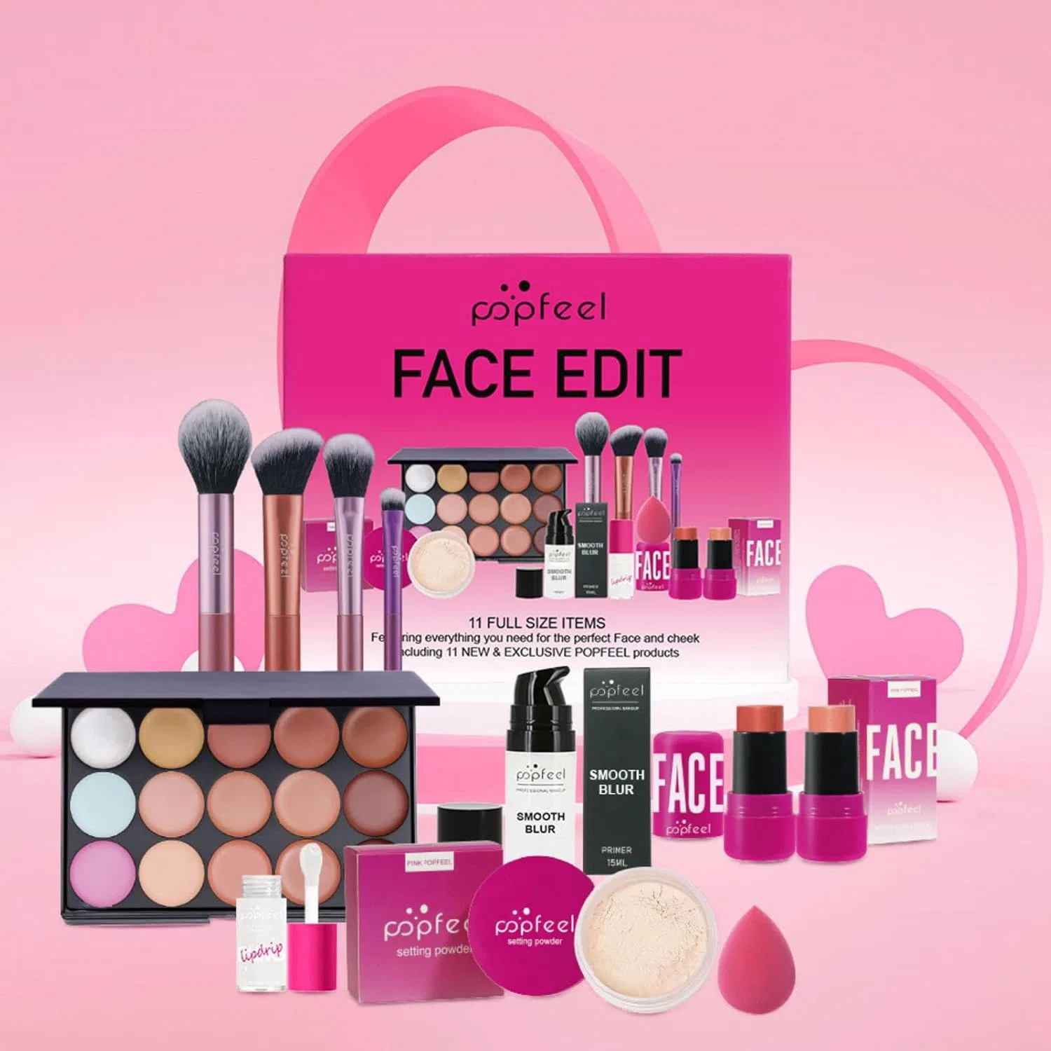 Набор для макияжа «Vegan Make Up Case» Clouparto, Colour A — фото 2