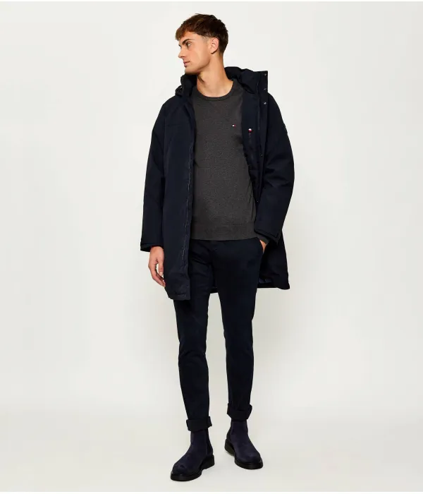 Необходимый свитер Regular fit Tommy Hilfiger, серый — фото 2