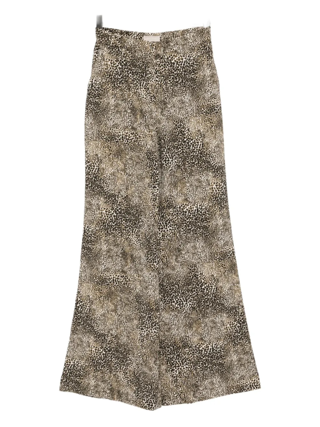 

Брюки-палаццо с принтом Elie Saab, коричневый