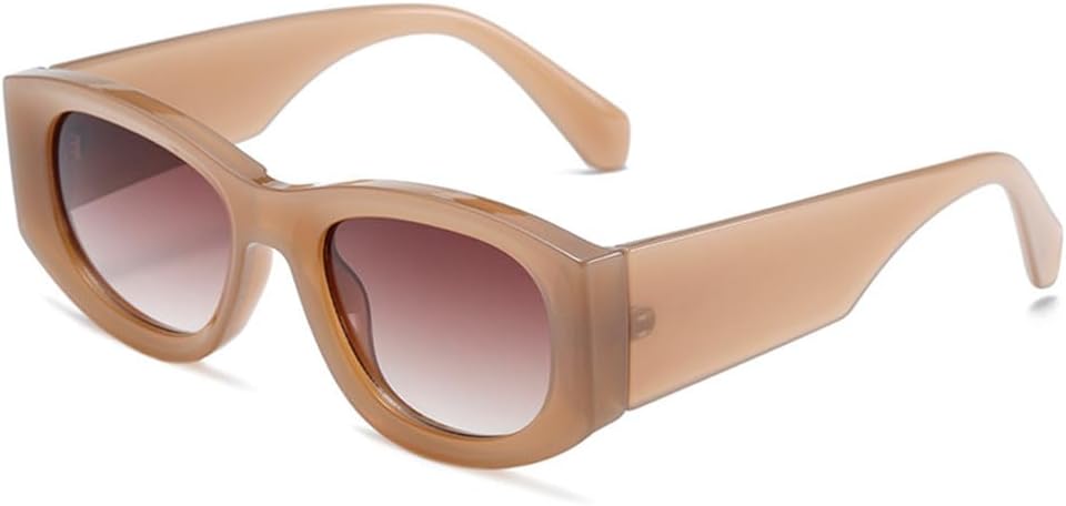 

Солнцезащитные очки с градиентным покрытием для мужчин и женщин, защита от УФ-излучения UV400, в стиле панк, с заклепками, для занятий спортом на открытом воздухе и путешествий UYPTK, Jelly Tea Tea