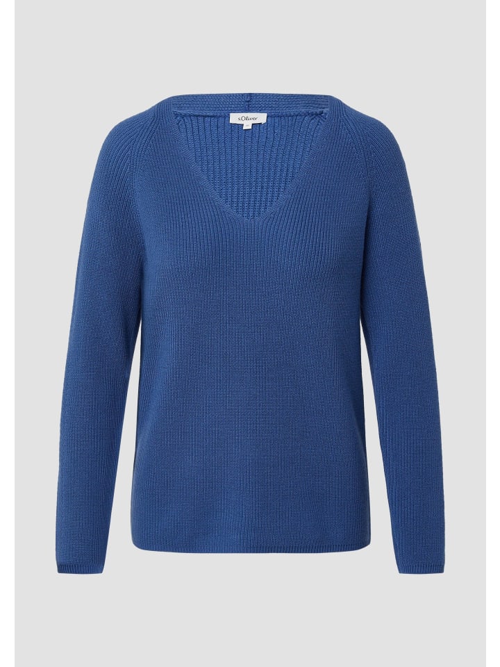 

Вязаный свитер цвета 5527_blue s.Oliver