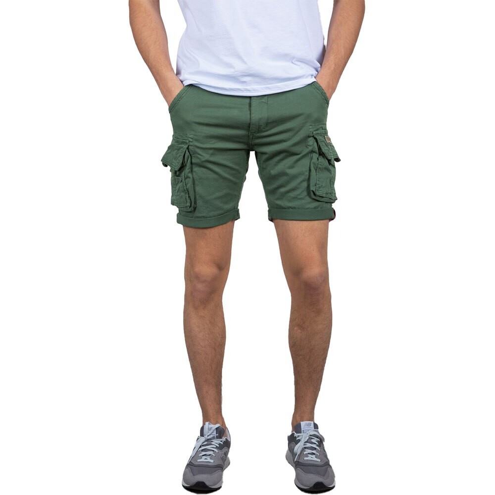 

Шорты Alpha Industries Crew, зеленый