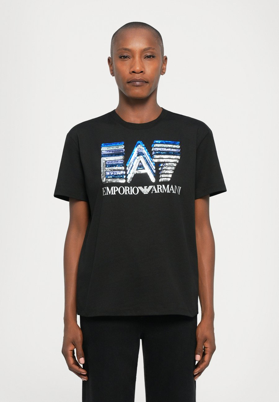 

Футболка EA7 Emporio Armani Print T-shirt, Black