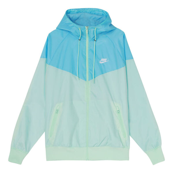 

Куртка Nike Windrunner Full-Zip Drawstring Hoodie 'Blue', синий