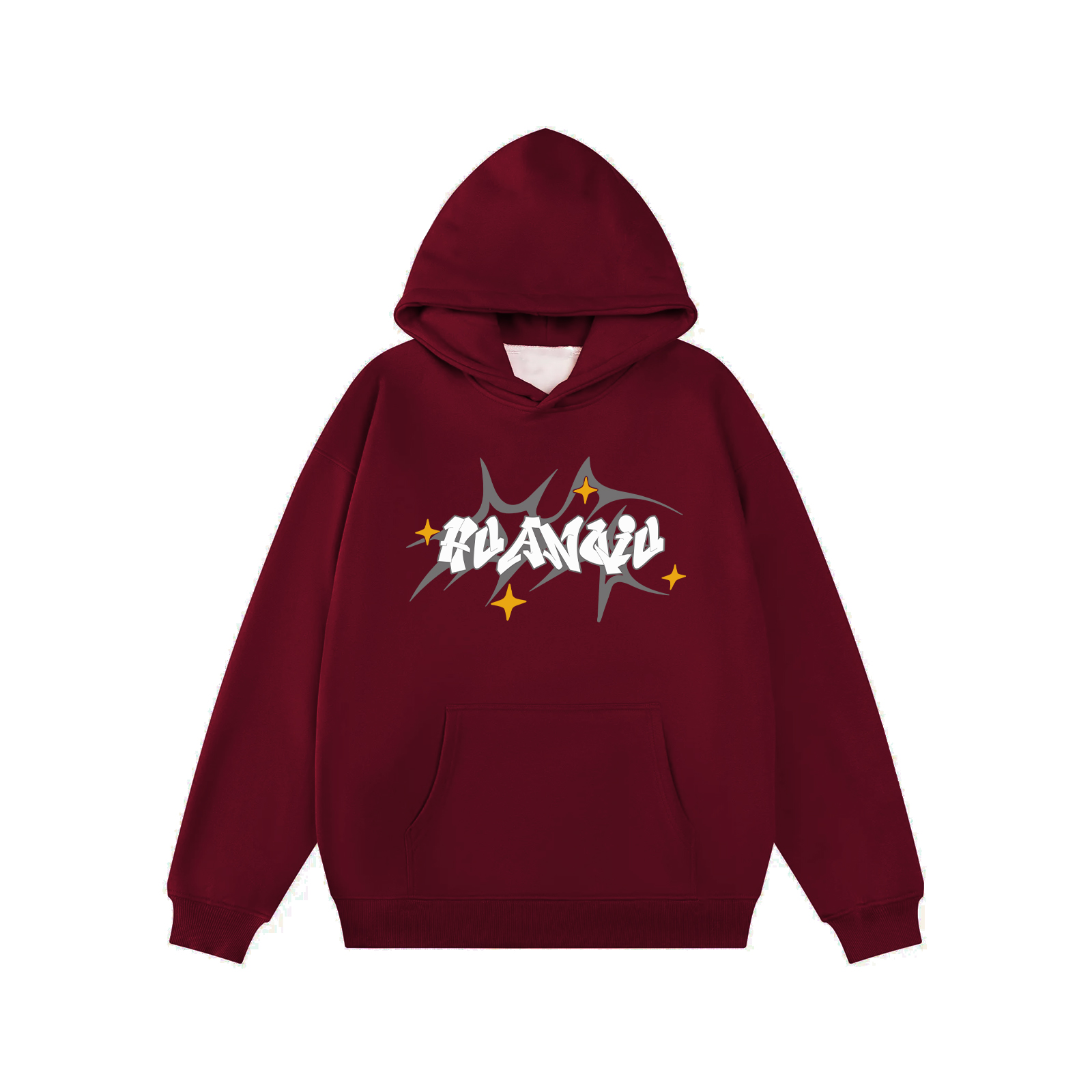 

Толстовка Unisex Hooded Moderate Heavyweight HUANQIU, burgundy