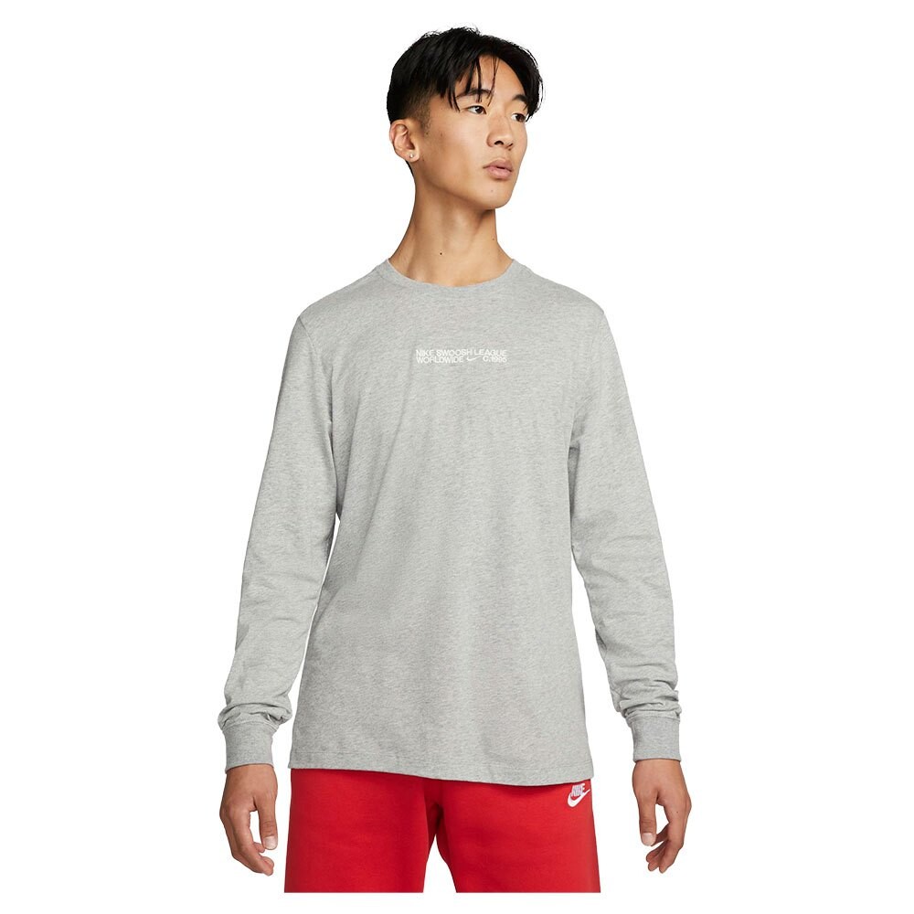 

Футболка с длинным рукавом Nike Sportswear Essentials+Core, серый