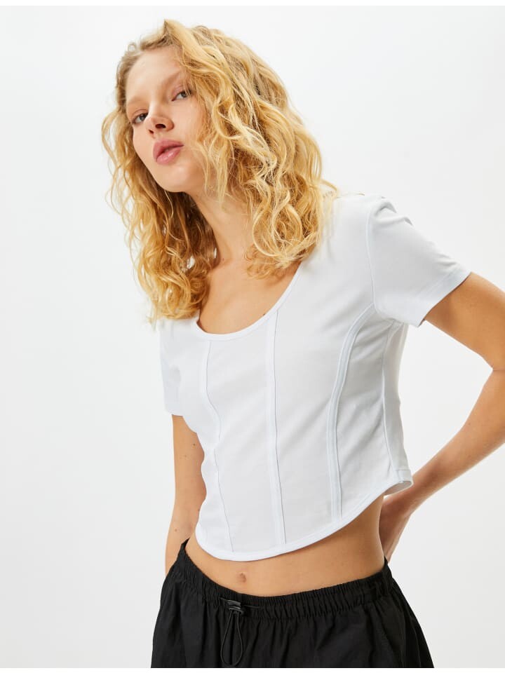 

Футболка KOTON T shirt, экрю