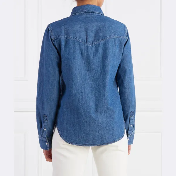 Легендарная рубашка стандартного кроя в стиле вестерн Go Steady 5 Levi'S, синий — фото 3